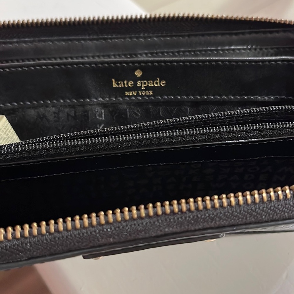 Kate Spade Leather Black Wallet ♠️ - Picture 10 of 10